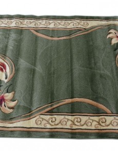 Синтетический ковер Hand Carving 0613 d.green-cream - высокое качество по лучшей цене в Украине.